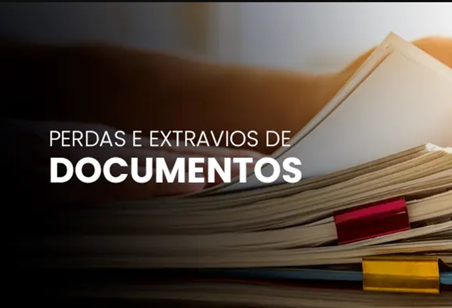 Declaração de extravio, furto ou roubo de documentos