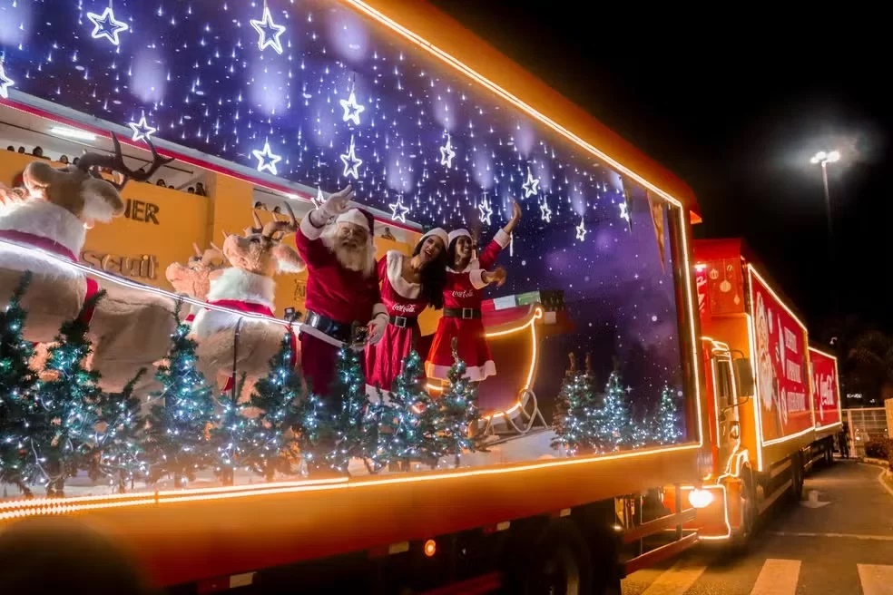 Pirassununga recebe Caravana de Natal da Coca-Cola nesta quarta; veja trajeto completo