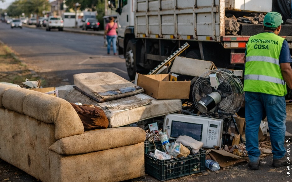 Prefeitura de Pirassununga realiza cata-treco com foco em descarte correto
