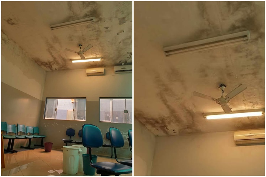 Internauta denuncia infiltração no Centro de Especialidades Médicas de Pirassununga