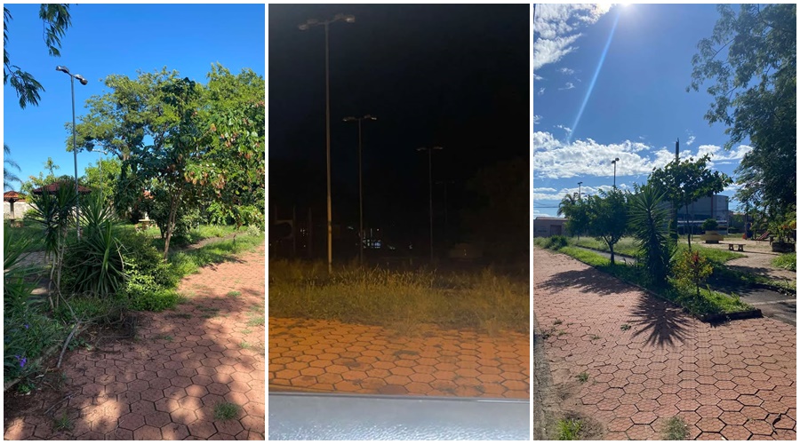 Abandono e falta de segurança marcam Praça do Jardim Veneza em Pirassununga