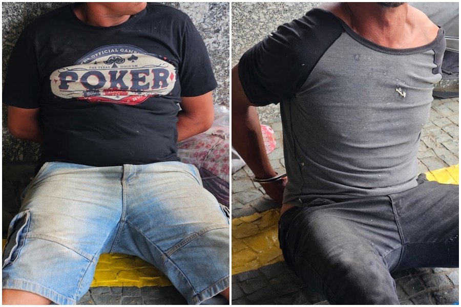 Dois homens em situação de rua são detidos após confusão no Centro de Pirassununga