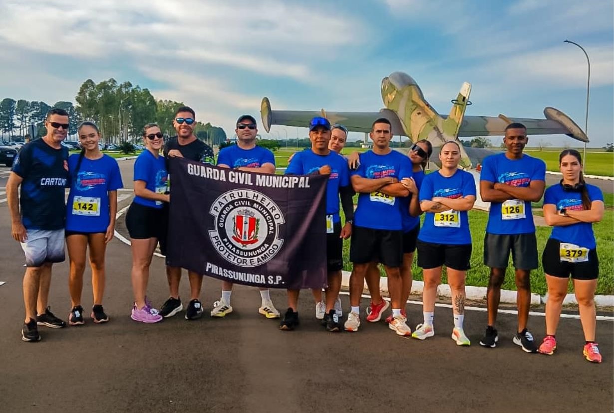 GCMs de Pirassununga participam de corrida na AFA e conquistam pódios