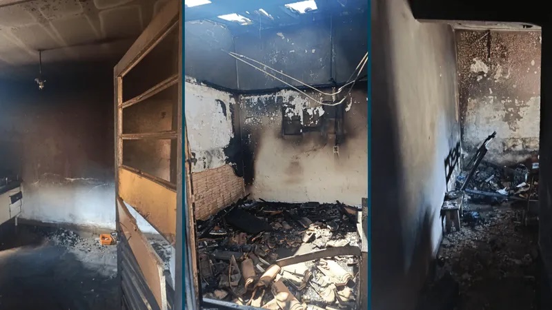 Homem agride ex com bloco de cimento e incendeia casas em Leme (SP)