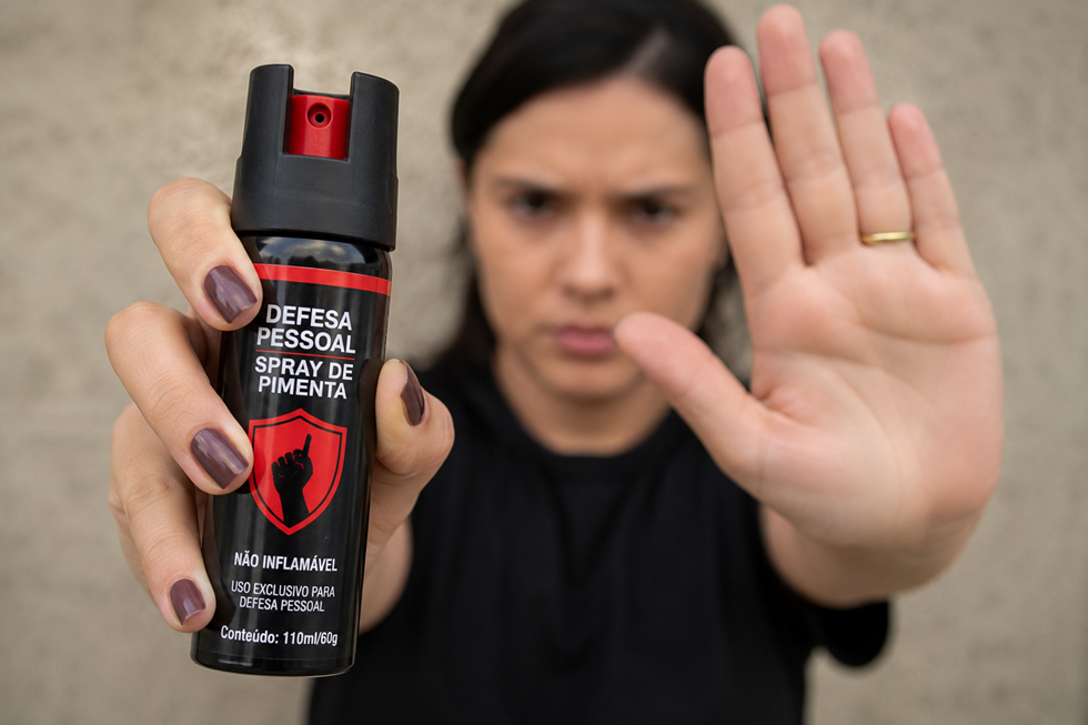 Começa a valer lei que autoriza venda de spray de pimenta para mulheres; veja regras