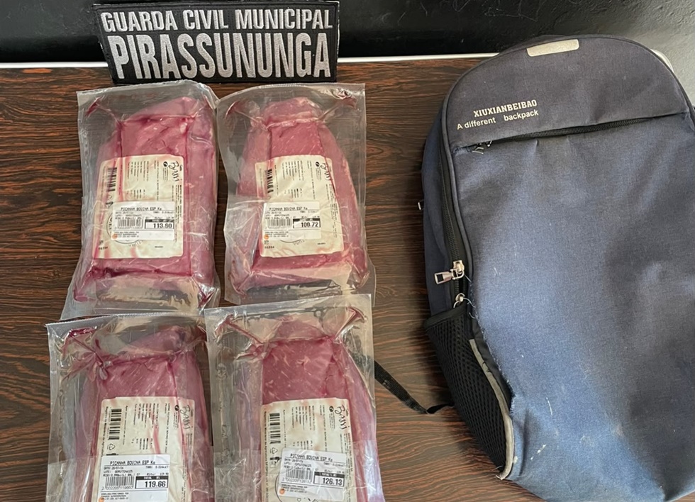 Furto de picanha termina com prisão em flagrante no Centro de Pirassununga