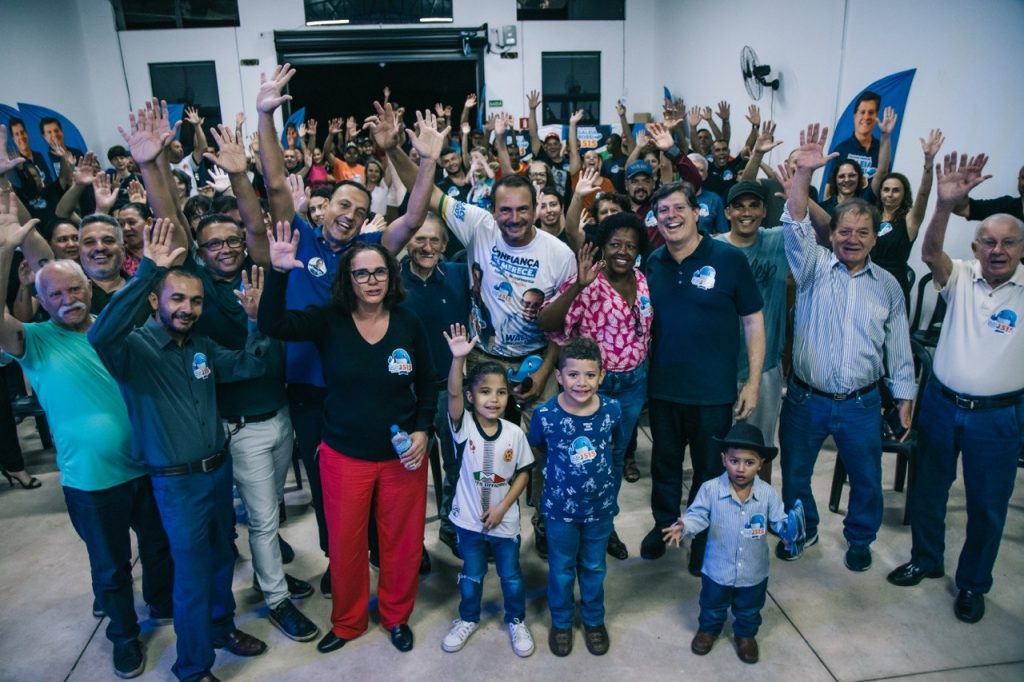Ao lado do vice-governador, Baleia Rossi e Wallace Bruno destacam parceria por Pirassununga