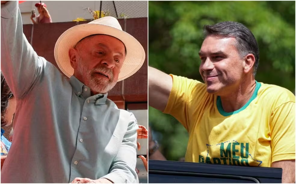 Flávio Bolsonaro e Lula disputam segundo turno da eleição presidencial